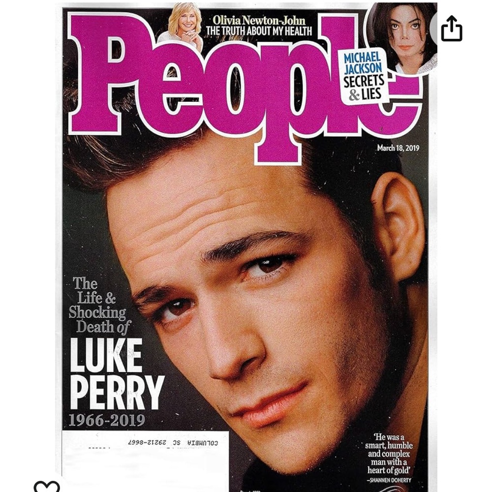 People Magazine - Luke Perry 1966-2019